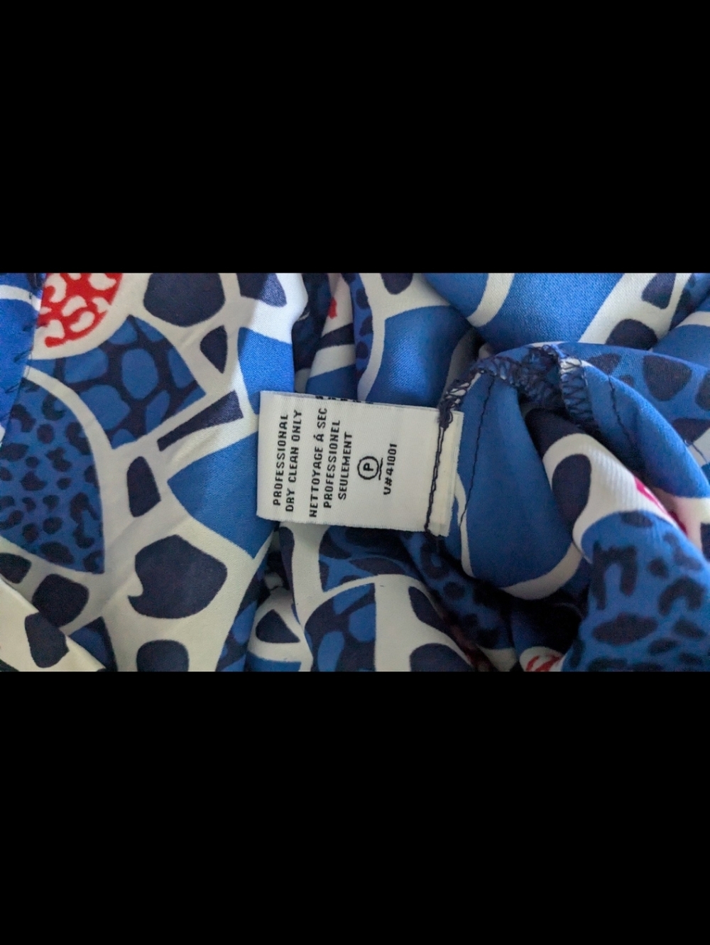 Diane Von Furstenberg Blue Floral Print Mini Dress - Picture 7 of 8